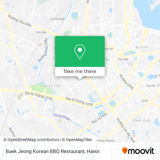 Baek Jeong Korean BBQ Restaurant map
