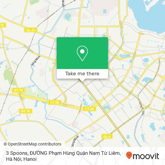 3 Spoons, ĐƯỜNG Phạm Hùng Quận Nam Từ Liêm, Hà Nội map