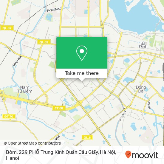 Bờm, 229 PHỐ Trung Kính Quận Cầu Giấy, Hà Nội map