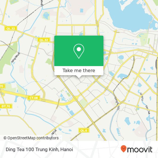 Ding Tea 100 Trung Kính, PHỐ Trung Kính Quận Cầu Giấy, Hà Nội map