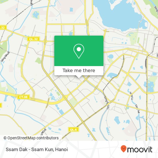 Ssam Dak - Ssam Kun, ĐƯỜNG Trung Hòa Quận Cầu Giấy, Hà Nội map