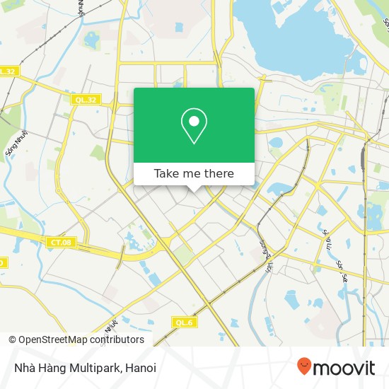 Nhà Hàng Multipark, ĐƯỜNG Trung Hòa Quận Cầu Giấy, Hà Nội map