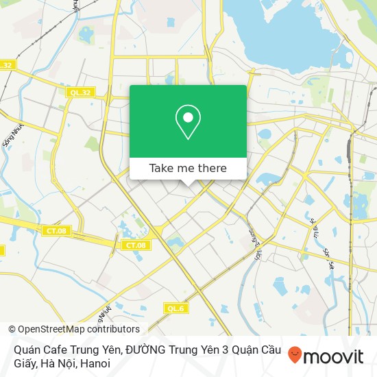 Quán Cafe Trung Yên, ĐƯỜNG Trung Yên 3 Quận Cầu Giấy, Hà Nội map