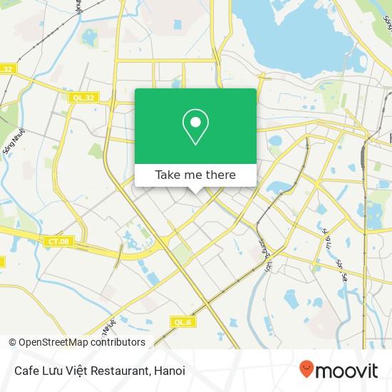 Cafe Lưu Việt Restaurant, ĐƯỜNG Trung Hòa Quận Cầu Giấy, Hà Nội map