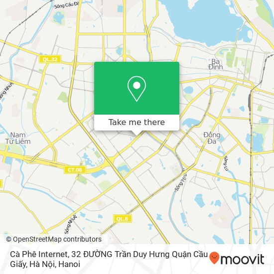 Cà Phê Internet, 32 ĐƯỜNG Trần Duy Hưng Quận Cầu Giấy, Hà Nội map
