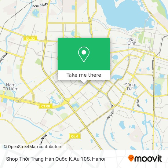 Shop Thời Trang Hàn Quốc K.Au 10S map