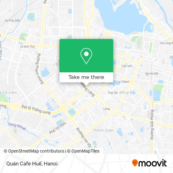 Quán Cafe Huế map