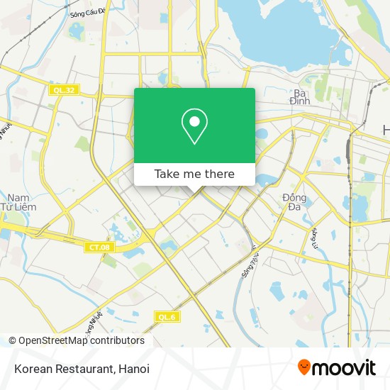 Korean Restaurant map