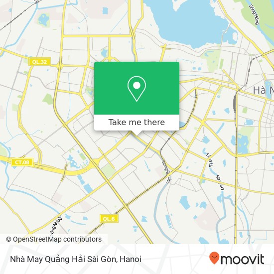 Nhà May Quảng Hải Sài Gòn, 582 ĐƯỜNG Láng Quận Đống Đa, Hà Nội map
