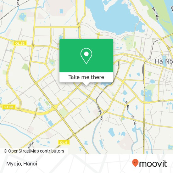 Myojo, 56 ĐƯỜNG Nguyên Hồng Quận Đống Đa, Hà Nội map