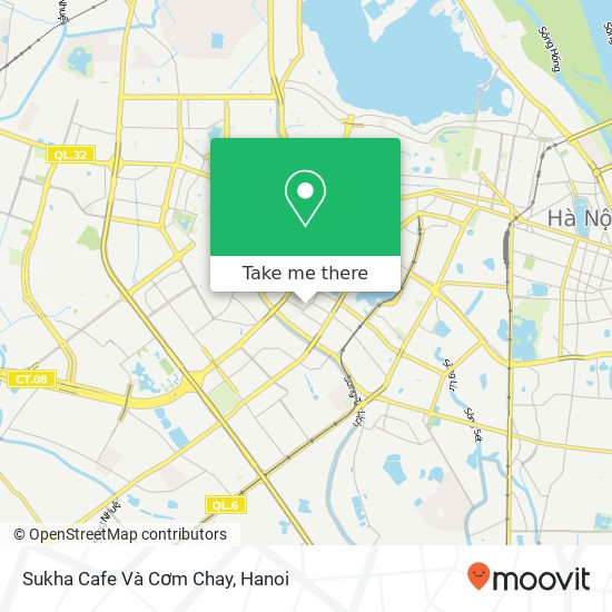 Sukha Cafe Và Cơm Chay, 50 ĐƯỜNG Nguyên Hồng Quận Đống Đa, Hà Nội map