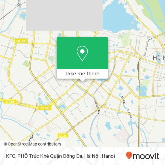 KFC, PHỐ Trúc Khê Quận Đống Đa, Hà Nội map