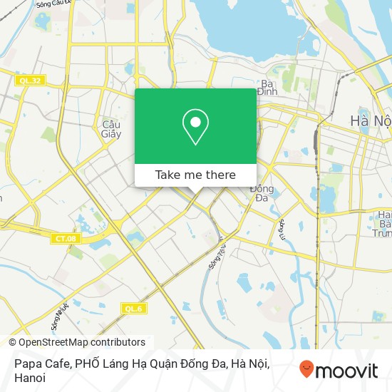 Papa Cafe, PHỐ Láng Hạ Quận Đống Đa, Hà Nội map