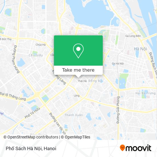 Phố Sách Hà Nội map