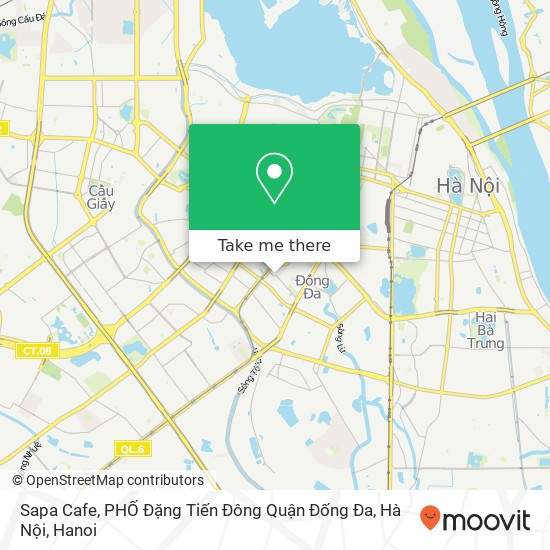Sapa Cafe, PHỐ Đặng Tiến Đông Quận Đống Đa, Hà Nội map