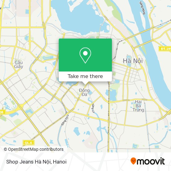 Shop Jeans Hà Nội map