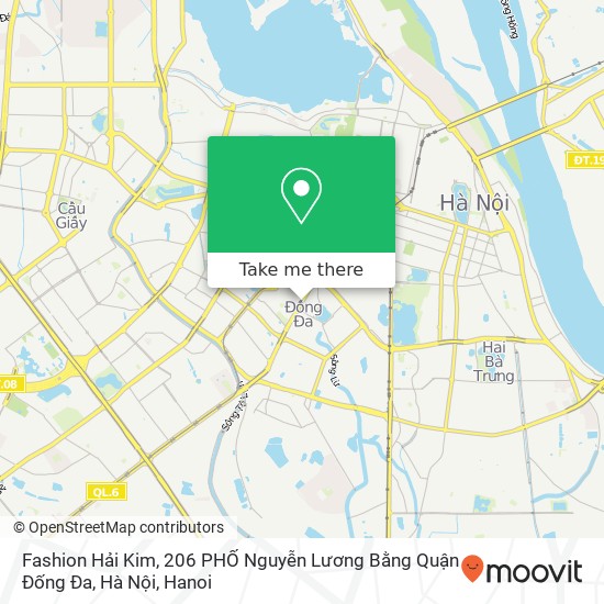 Fashion Hải Kim, 206 PHỐ Nguyễn Lương Bằng Quận Đống Đa, Hà Nội map