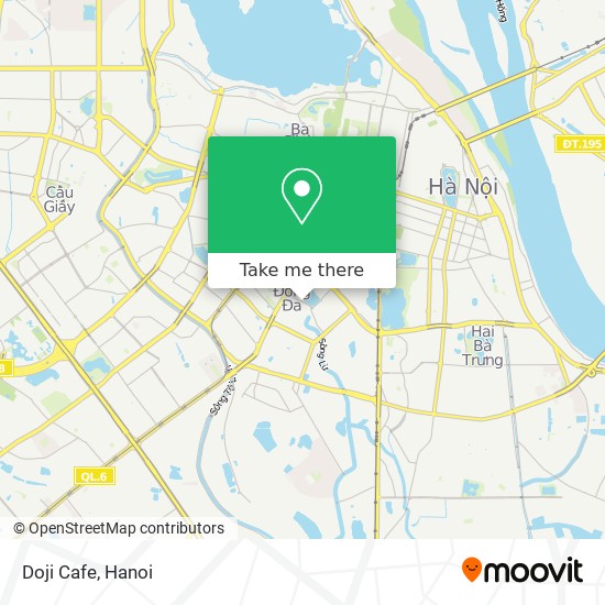 Doji Cafe map
