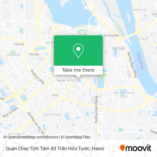 Quán Chay Tịnh Tâm 43 Trần Hữu Tước map