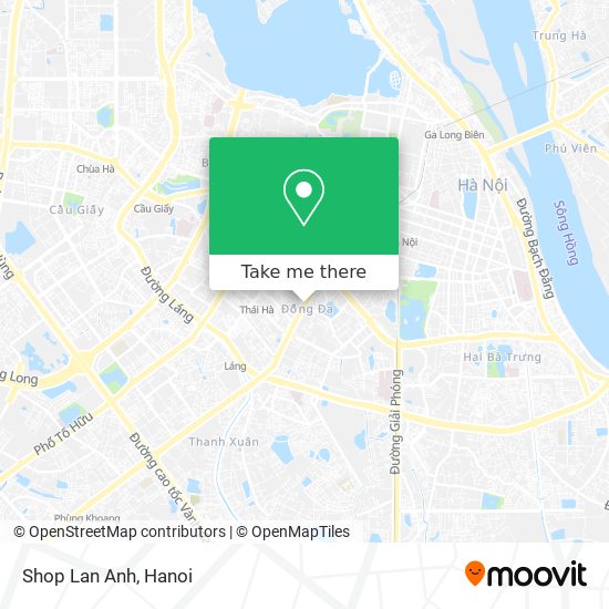 Shop Lan Anh map