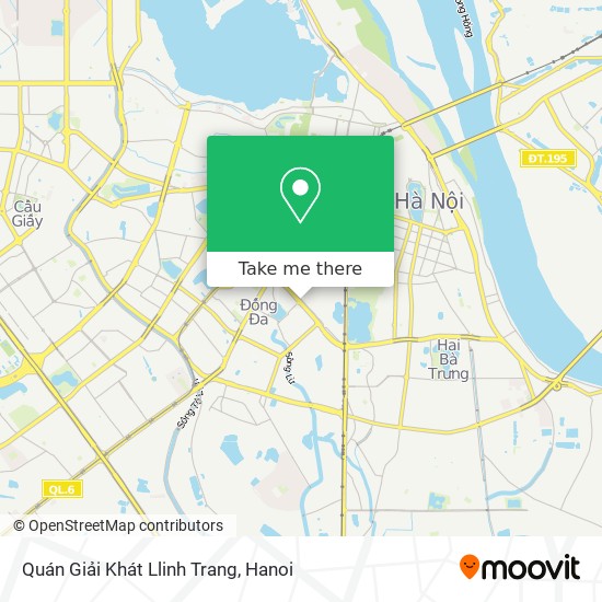 Quán Giải Khát Llinh Trang map