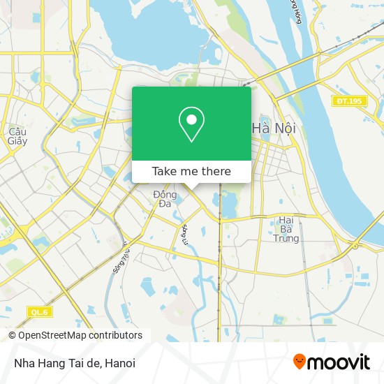 Nha Hang Tai de map