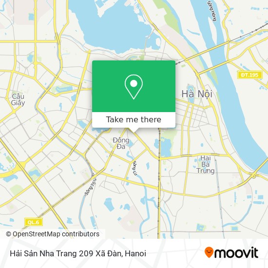 Hải Sản Nha Trang 209 Xã Đàn map