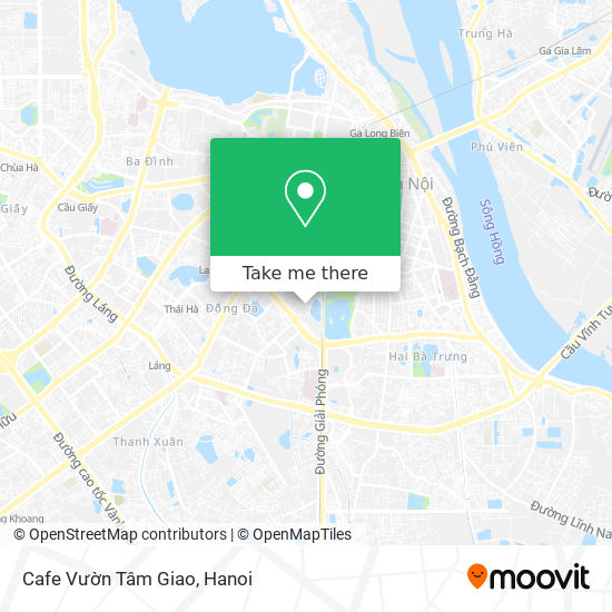 Cafe Vườn Tâm Giao map