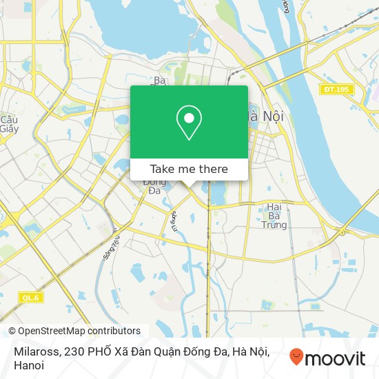 Milaross, 230 PHỐ Xã Đàn Quận Đống Đa, Hà Nội map