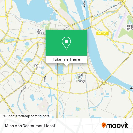 Minh Anh Restaurant map