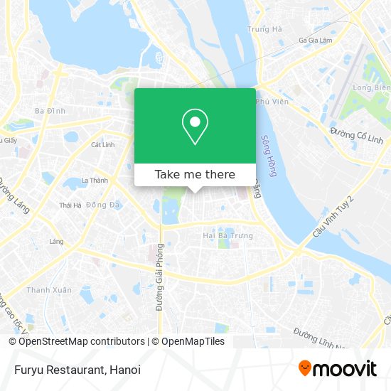 Furyu Restaurant map
