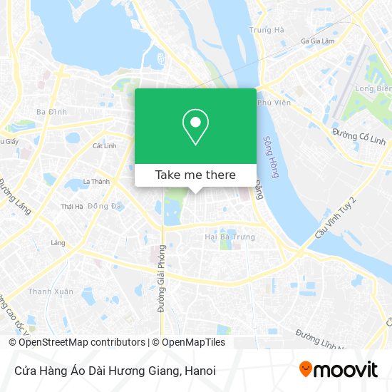 Cửa Hàng Áo Dài Hương Giang map