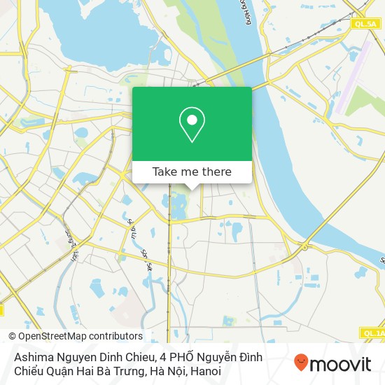Ashima Nguyen Dinh Chieu, 4 PHỐ Nguyễn Đình Chiểu Quận Hai Bà Trưng, Hà Nội map