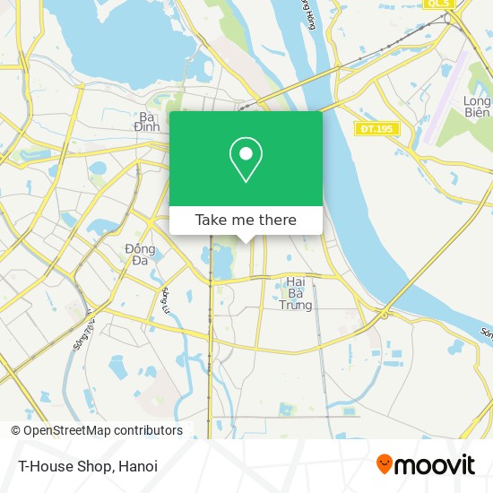 T-House Shop map