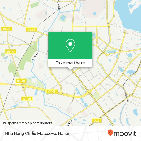 Nhà Hàng Chiều Matxcova, PHỐ Trần Văn Lai Huyện Từ Liêm, Hà Nội map