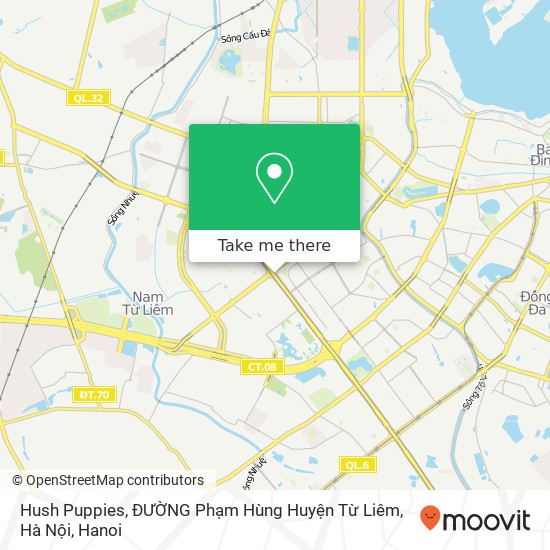 Hush Puppies, ĐƯỜNG Phạm Hùng Huyện Từ Liêm, Hà Nội map