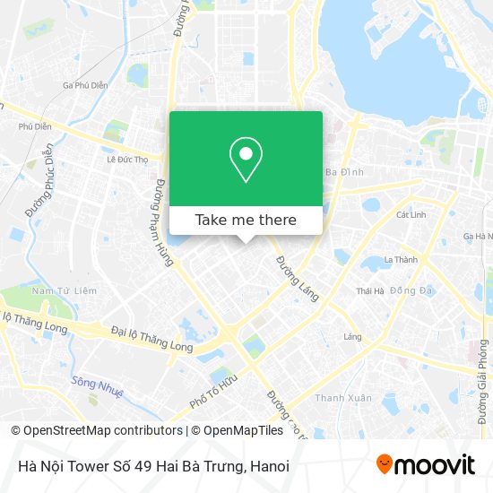 Hà Nội Tower Số 49 Hai Bà Trưng map