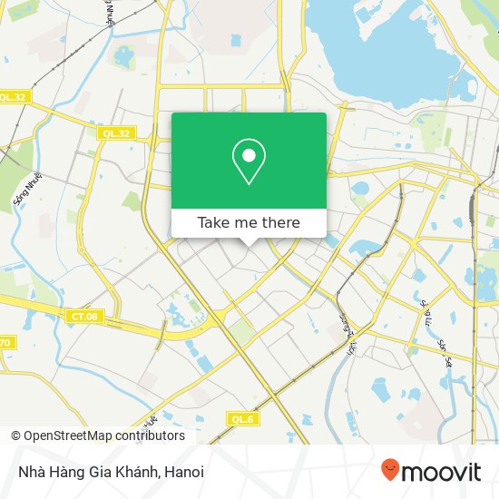 Nhà Hàng Gia Khánh, ĐƯỜNG Trung Hòa Quận Cầu Giấy, Hà Nội map