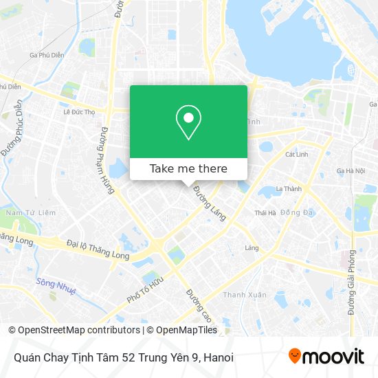 Quán Chay Tịnh Tâm 52 Trung Yên 9 map