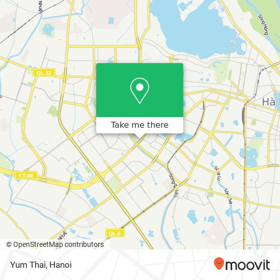 Yum Thai, 94 ĐƯỜNG Nguyễn Chí Thanh Quận Đống Đa, Hà Nội map