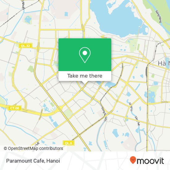 Paramount Cafe, 76 ĐƯỜNG Nguyễn Chí Thanh Quận Đống Đa, Hà Nội map
