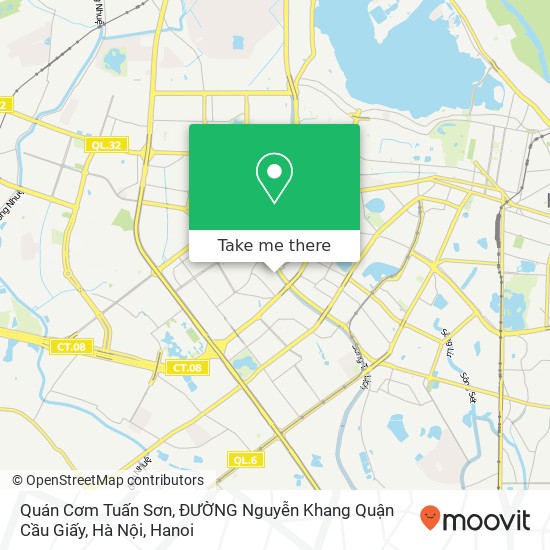 Quán Cơm Tuấn Sơn, ĐƯỜNG Nguyễn Khang Quận Cầu Giấy, Hà Nội map