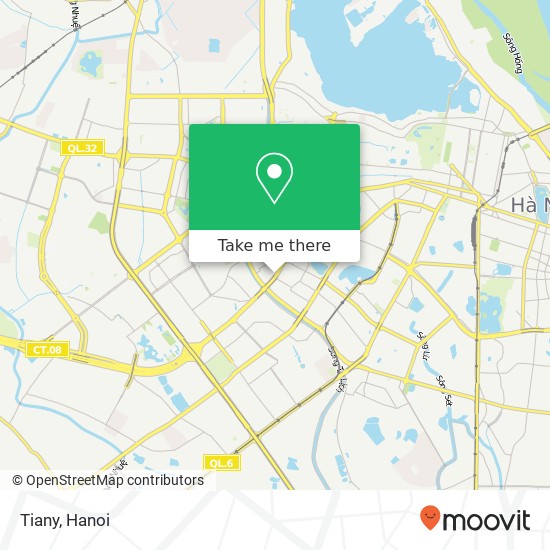 Tiany, 76 ĐƯỜNG Nguyễn Chí Thanh Quận Đống Đa, Hà Nội map