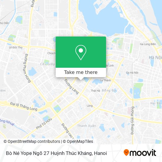 Bò Né Yope Ngõ 27 Huỳnh Thúc Kháng map