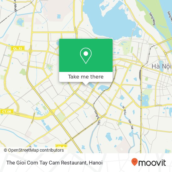 The Gioi Com Tay Cam Restaurant, PHỐ Huỳnh Thúc Kháng Quận Đống Đa, Hà Nội map