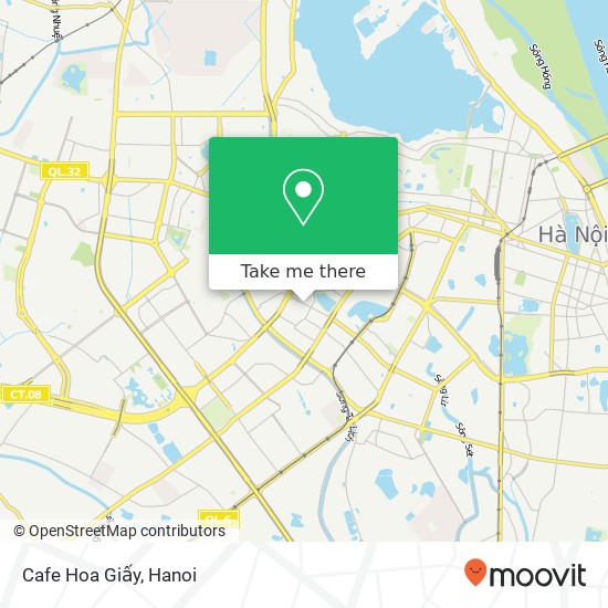 Cafe Hoa Giấy, PHỐ Huỳnh Thúc Kháng Quận Đống Đa, Hà Nội map