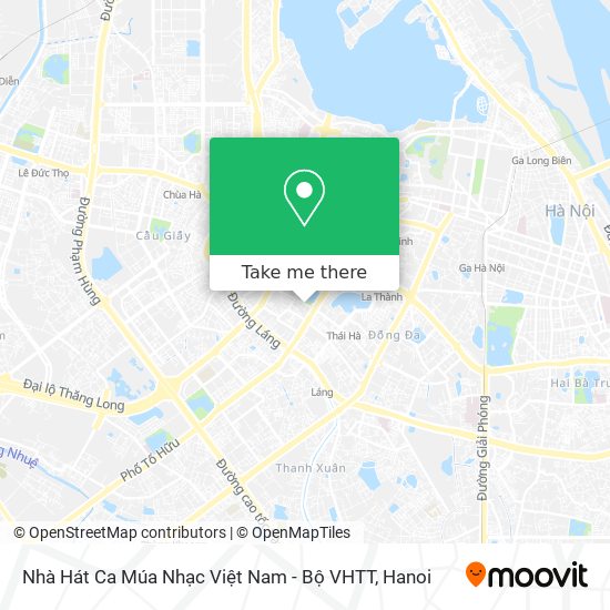 Nhà Hát Ca Múa Nhạc Việt Nam - Bộ VHTT map