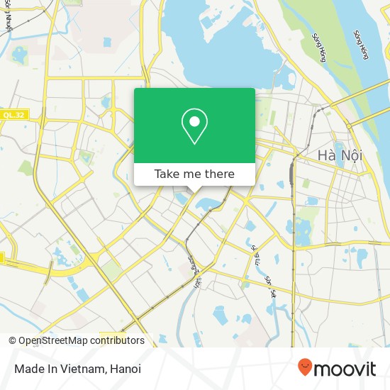 Made In Vietnam, PHỐ Láng Hạ Quận Ba Đình, Hà Nội map