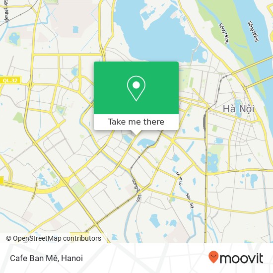 Cafe Ban Mê, PHỐ Láng Hạ Quận Ba Đình, Hà Nội map
