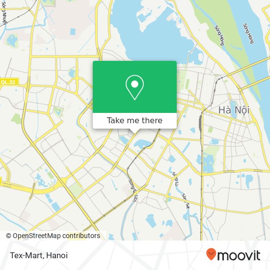 Tex-Mart, PHỐ Láng Hạ Quận Ba Đình, Hà Nội map